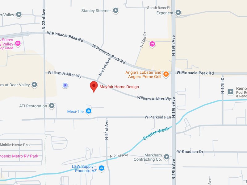 Google map image of Mayfair Home Design